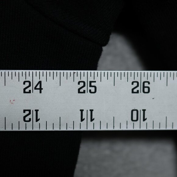 Roots Canada Jacket Mens 2XL Black Full Zip Mock Neck Cotton Moto Casual - Picture 6 of 9